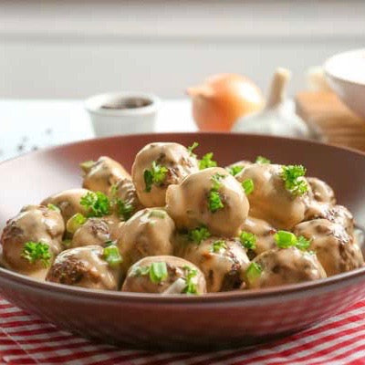 Köttbullar: Zweedse gehaktballetjes in roomsaus