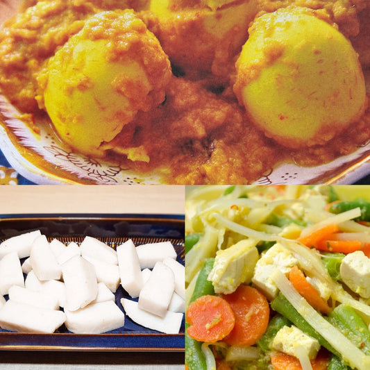Di. 18 aug.: Rendang van ei met Longtong en Sajoer Tjampoer