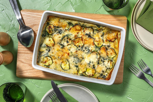 Donderdag 12 maart: Romige driekazenlasagne met courgette en spinazie