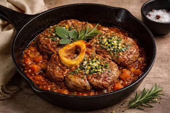 Ossobuco met gegrilde polenta
