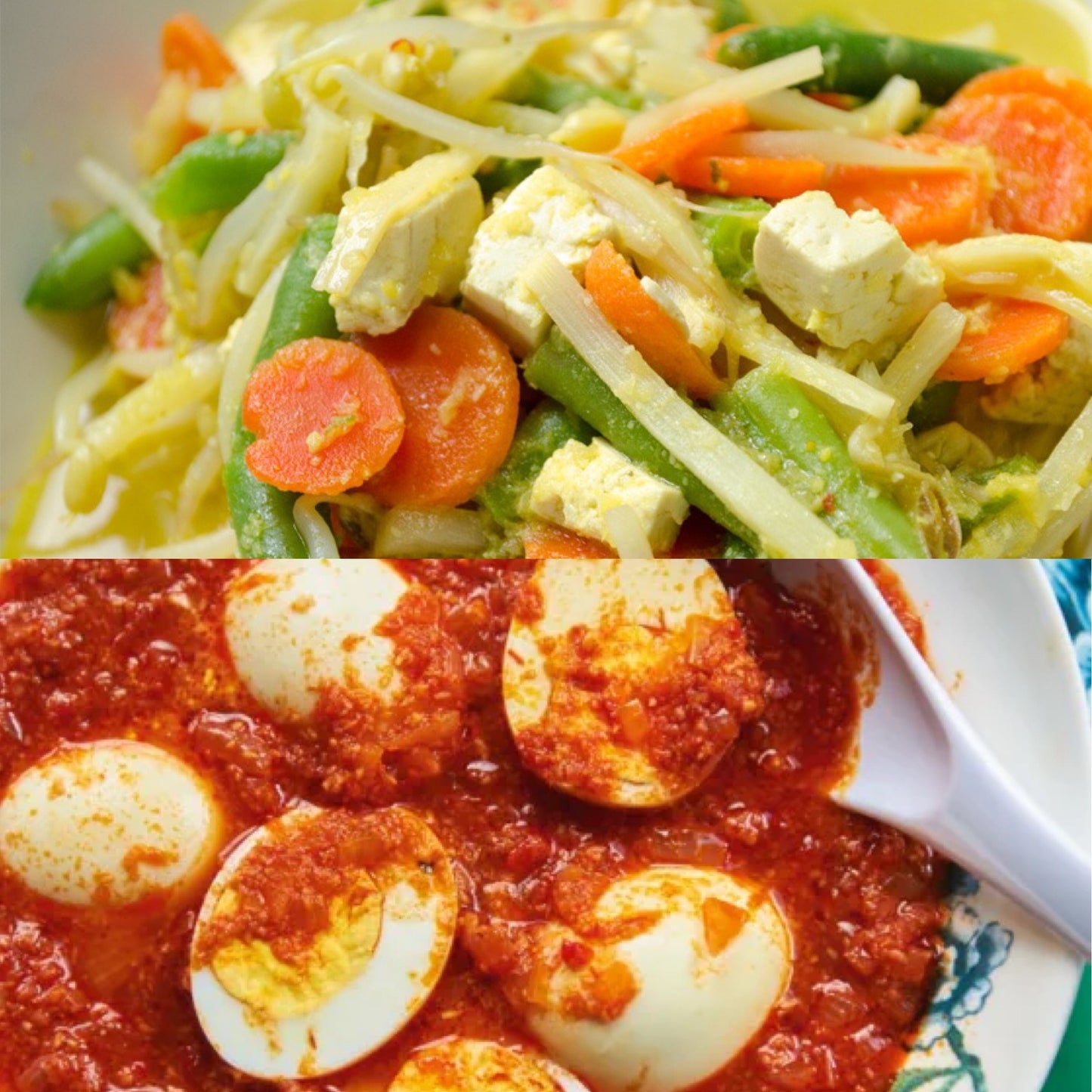 Sajoer Lodeh met Sambal Goreng Telor