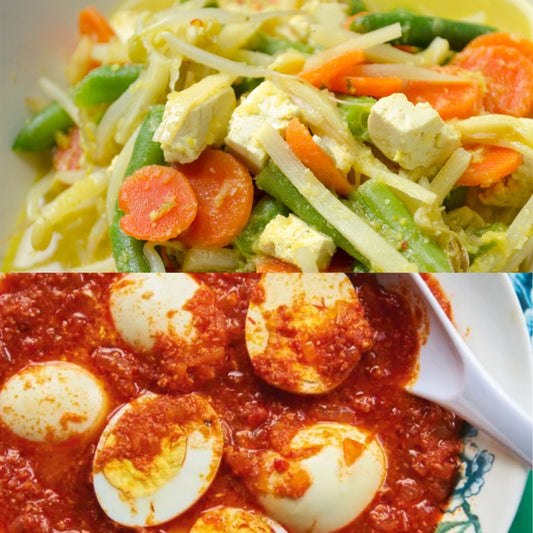 Sajoer Lodeh met Sambal Goreng Telor