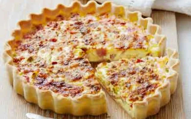 Klassieke Franse Quiche Lorraine (2 p. - ø 18cm)