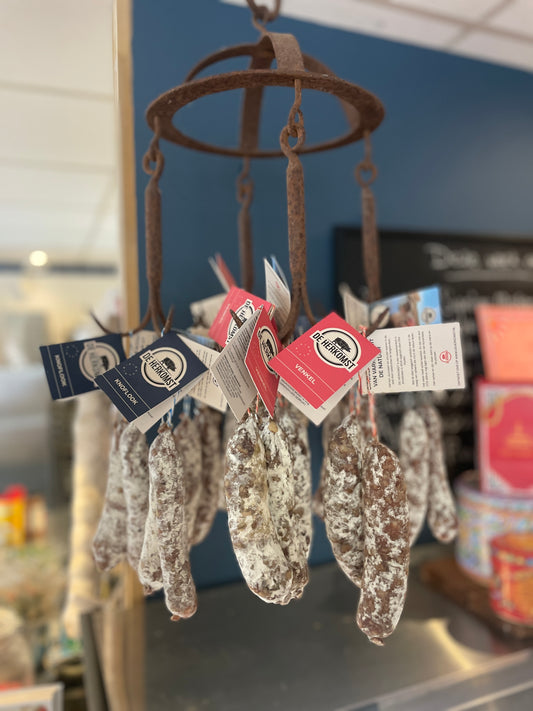 Droge worst van De Herkomst; Rosmarinus, Knoflook, Venkel; per stuk