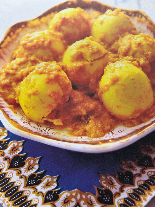 Rendang van eieren (ei in geurige kokossaus)