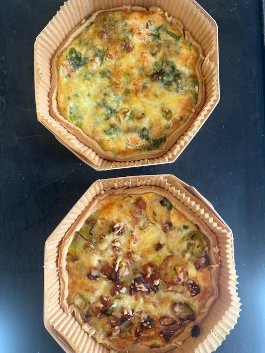 Nieuwe 1 à 2 pers. Quiches: Zalm & Lorraine