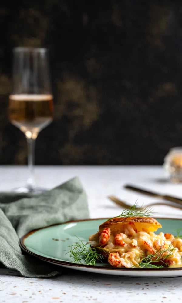Vol au vent met Rivierkreeftjes en champagnesaus