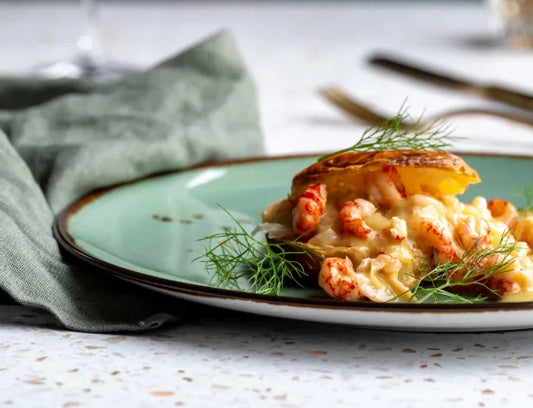 Vol au vent met Rivierkreeftjes en champagnesaus
