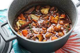 Vegetarische bourguignon