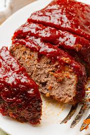 Amerikaanse meatloaf met heerlijke glaze