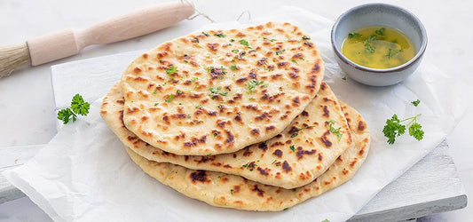 Naanbrood; lekker bij de lamscurry met raita