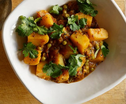 Dinsdag 14 oktober; panch phoron met naan, yoghurt en chutney