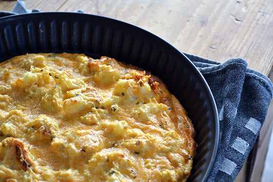 "Quiche van de week": rokerige Frittata met bloemkool