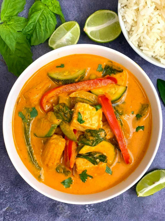 Vers uit de diepvries; Thai groentecurry met rijst